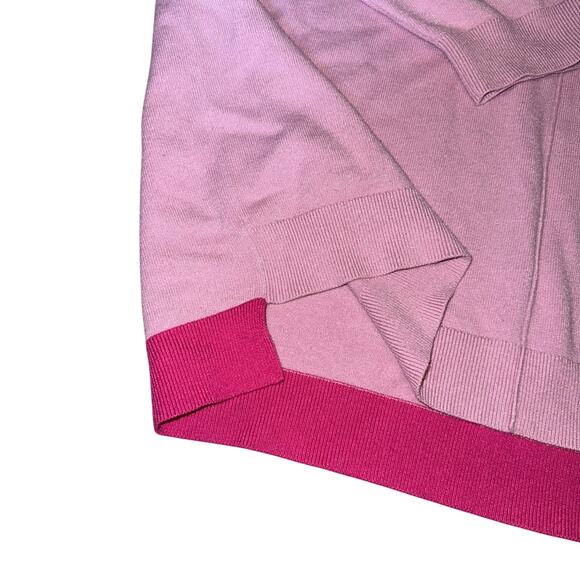 Andrée by Unit Color-Block Sweater Pink/Magenta Size 2X - Picture 3 of 8